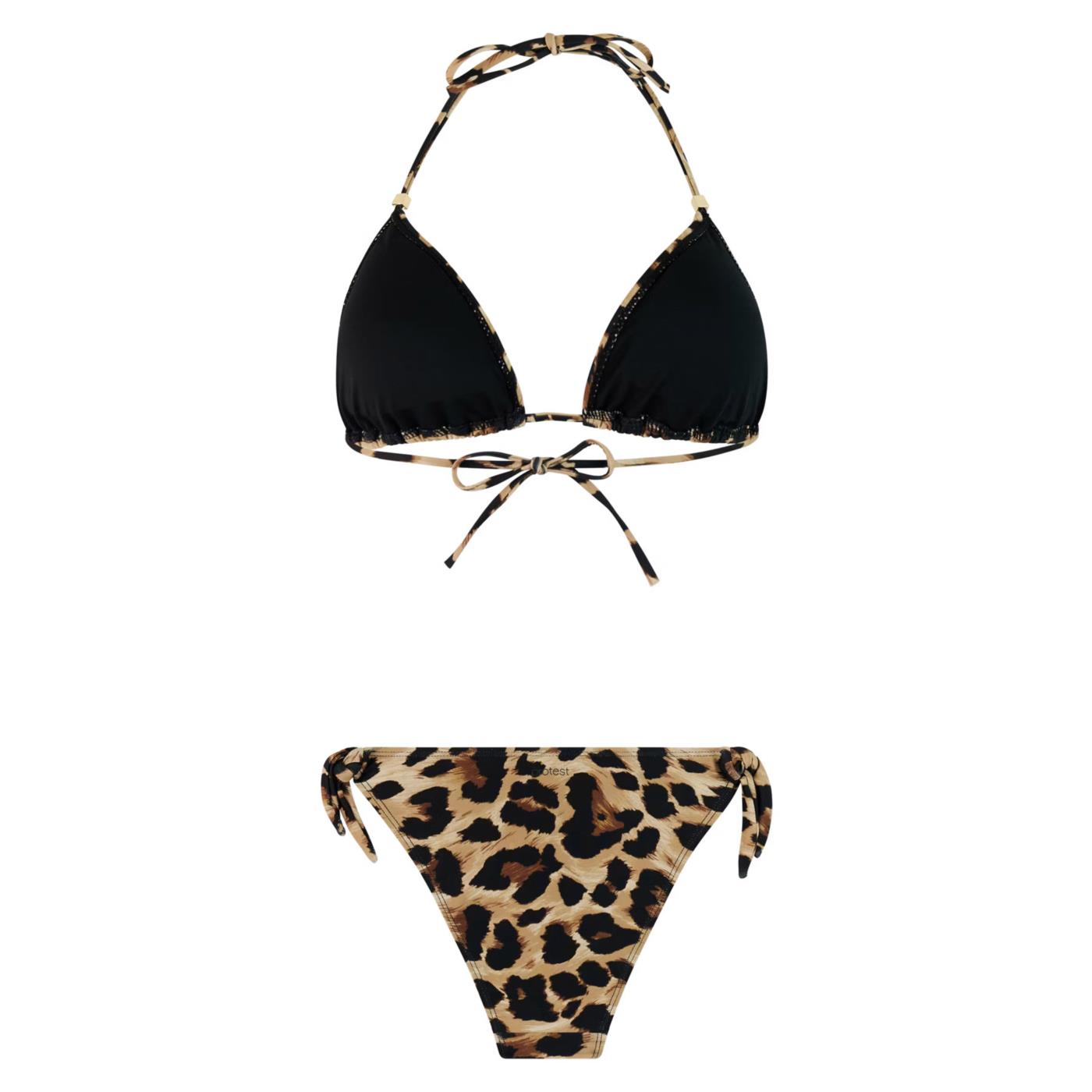 PROTEST OLEA TRIANGLE BIKINI - Marrone chiaro - vista 4