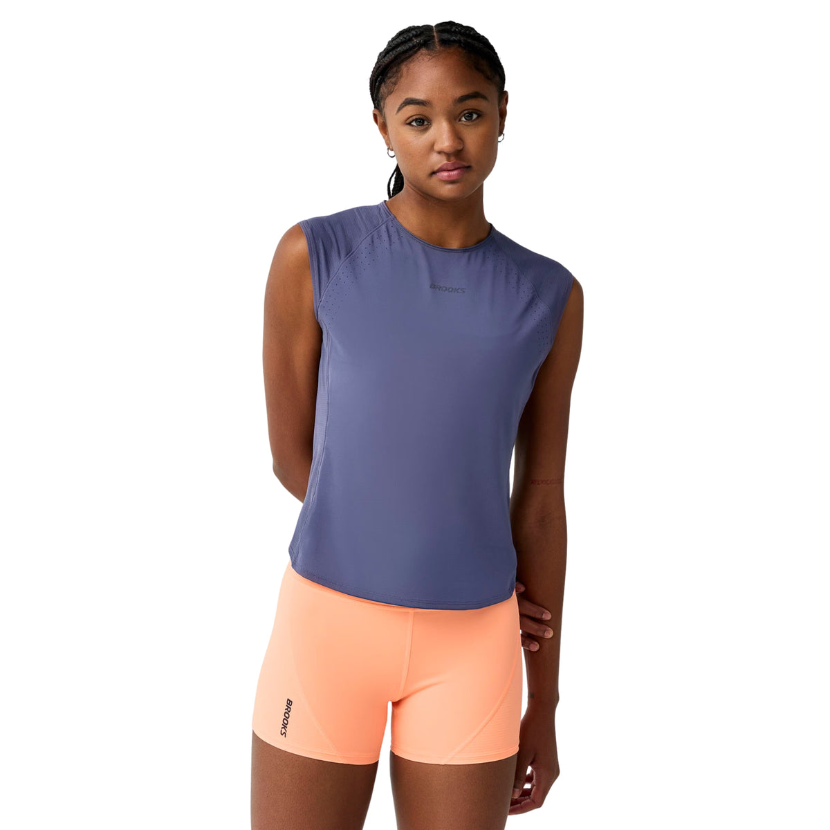 BROOKS DASH COOLING SS WOMAN TEE
