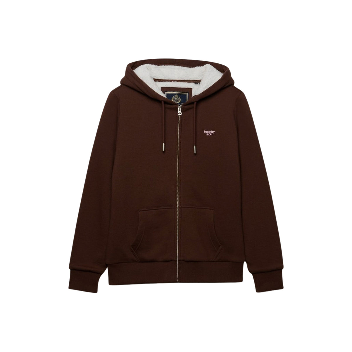 SUPERDRY SIGNATURE EMB BORG HOODY - seconda immagine