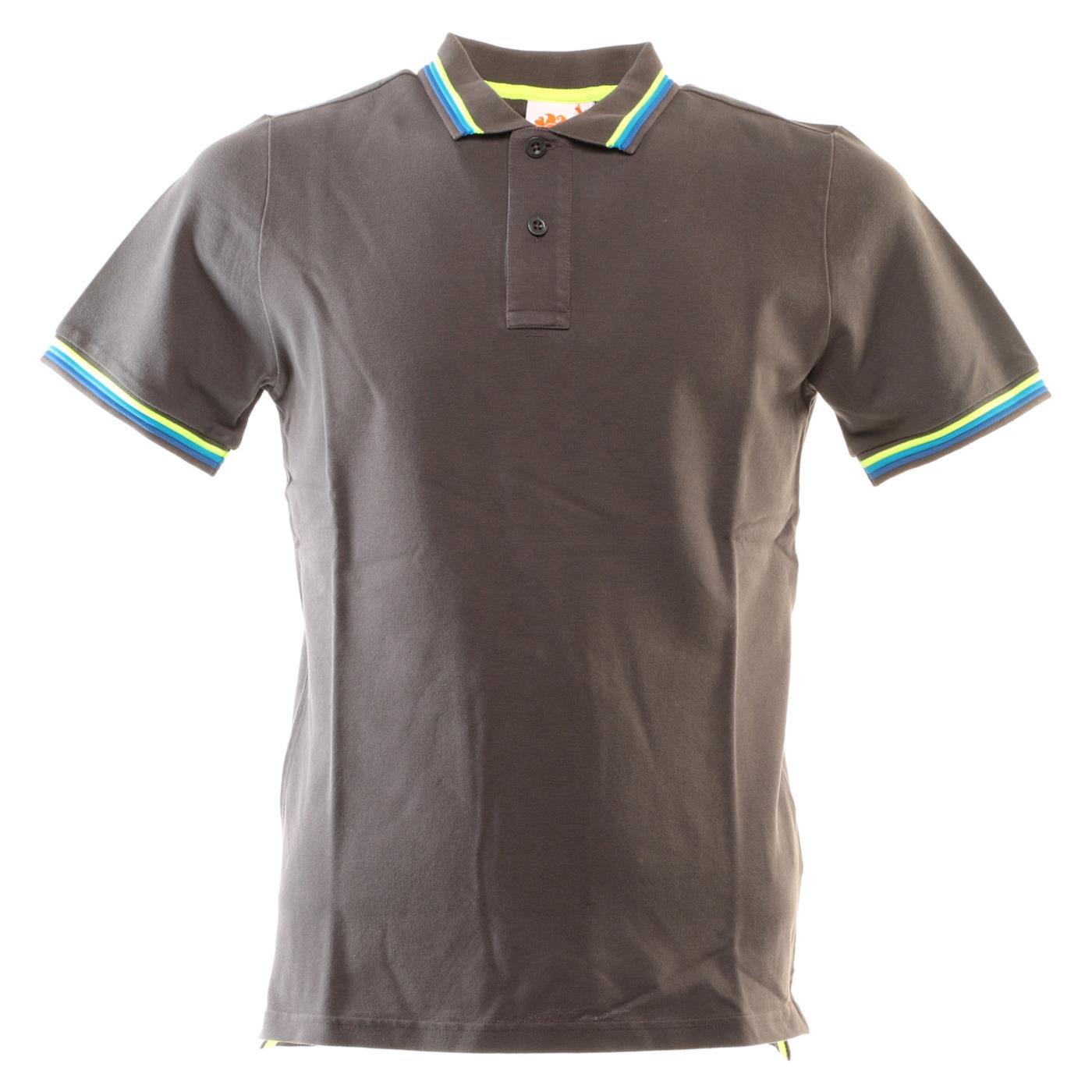 SUNDEK BRICE SHORT SLEEVE POLO - Grigio scuro - vista 2