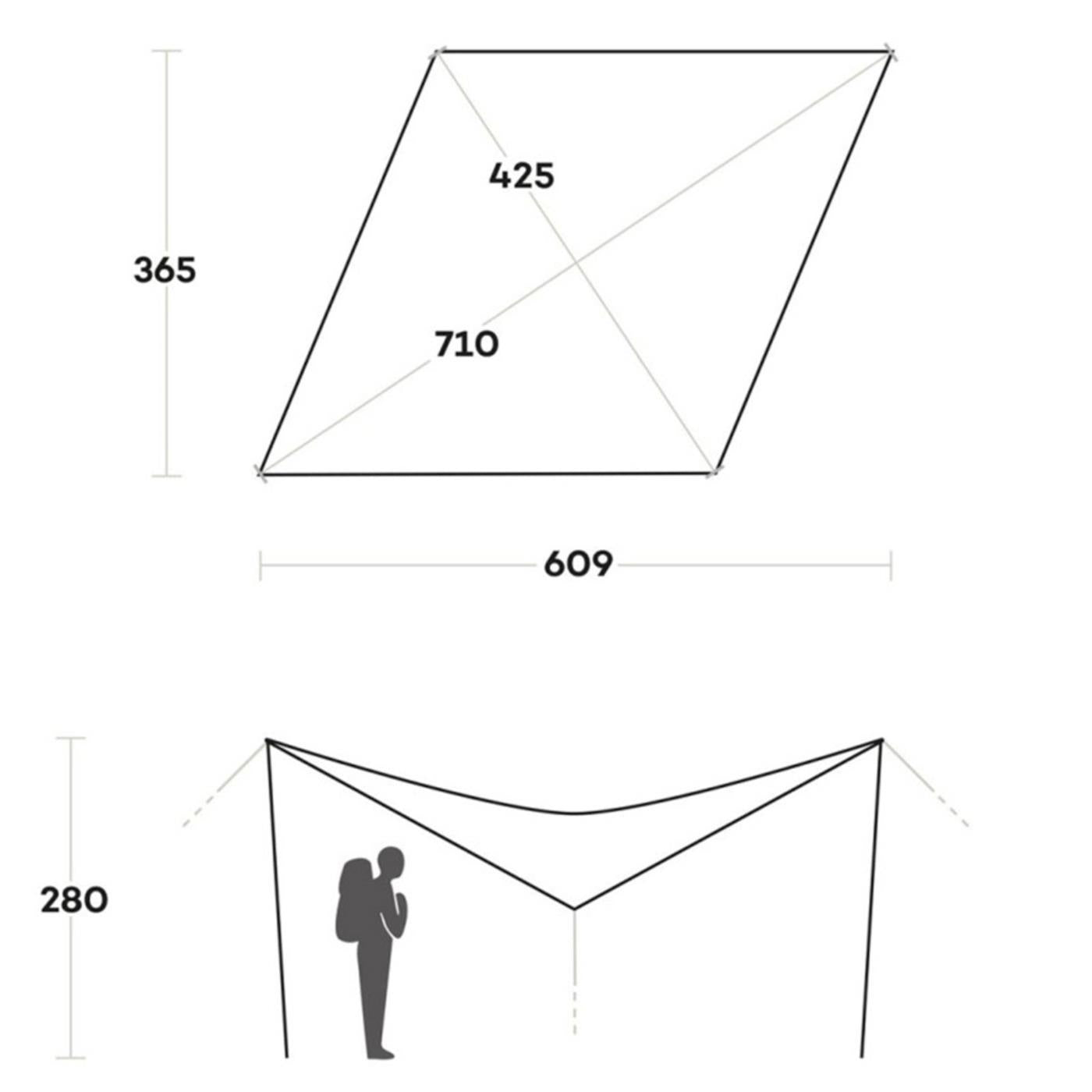 FERRINO SCREEN TARP 6X4 MT