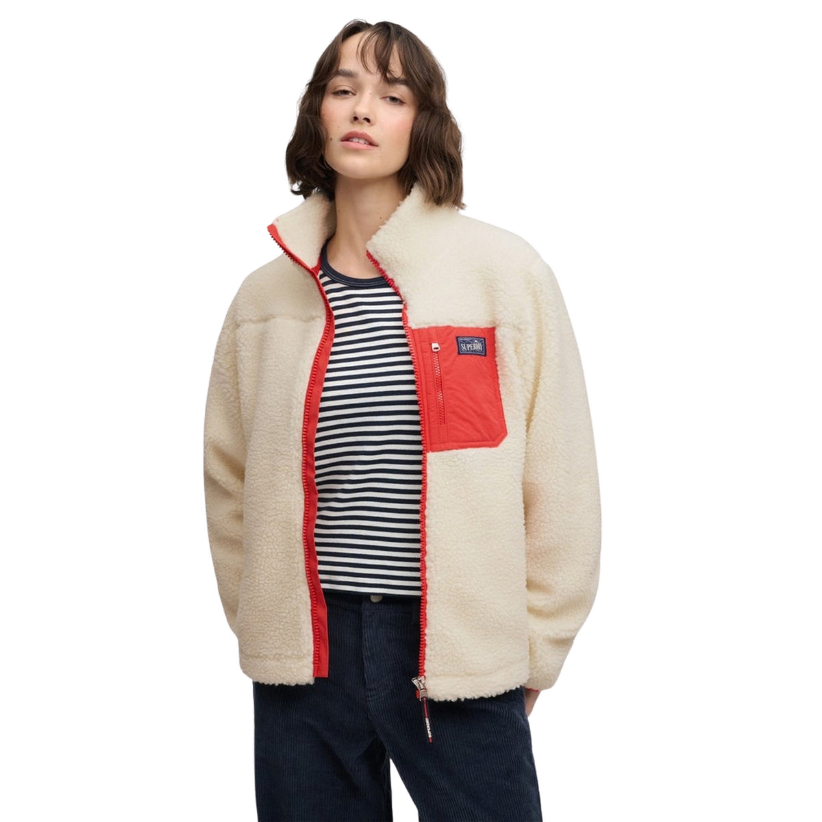 SUPERDRY WOMAN HERITAGE ZIP FLEECE
