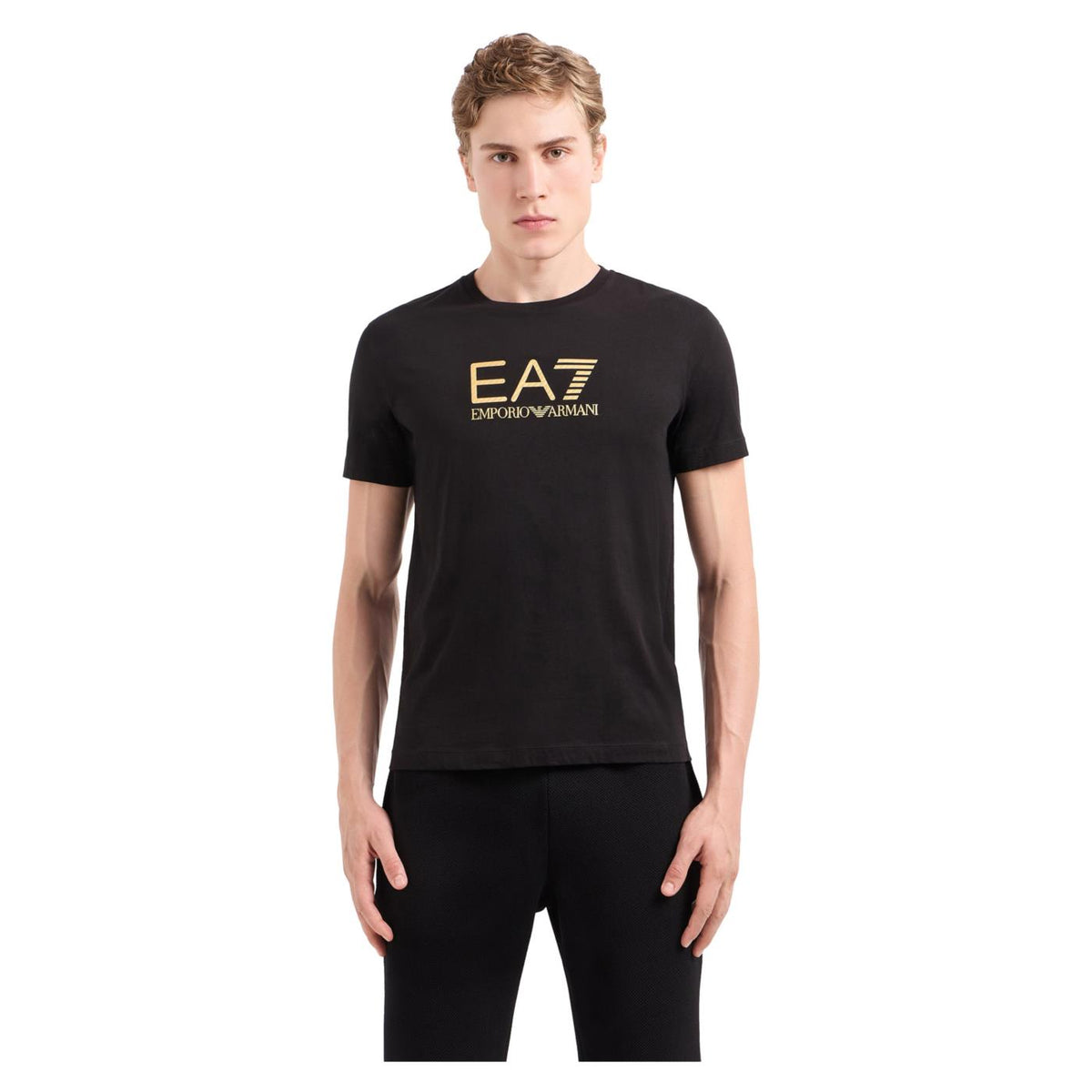 EMPORIO ARMANI 7 EA7 TRAIN GOLD LABEL M TEE - seconda immagine