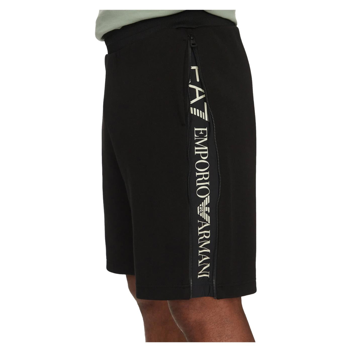 EMPORIO ARMANI 7 EA7 TRAIN LOGO TAPE SHORTS