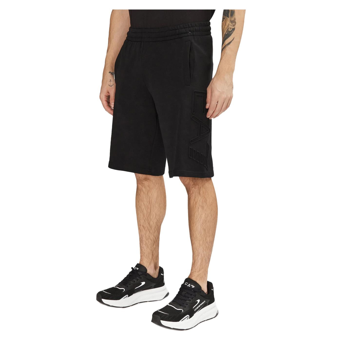 EMPORIO ARMANI 7 EA7 TRAIN OVERSIZE LOGO SHORT