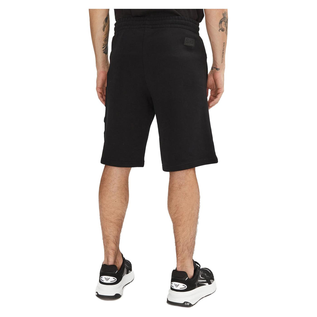 EMPORIO ARMANI 7 EA7 TRAIN OVERSIZE LOGO SHORT - seconda immagine