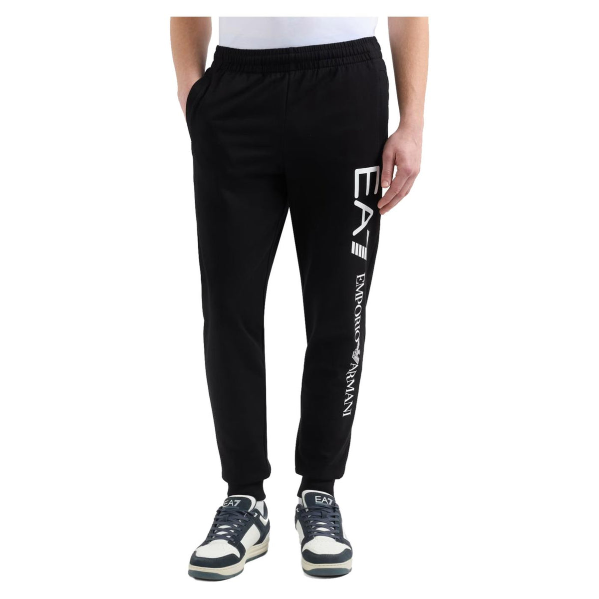 EMPORIO ARMANI 7 EA7 TRAIN LOGO SERIES M PANTS - seconda immagine
