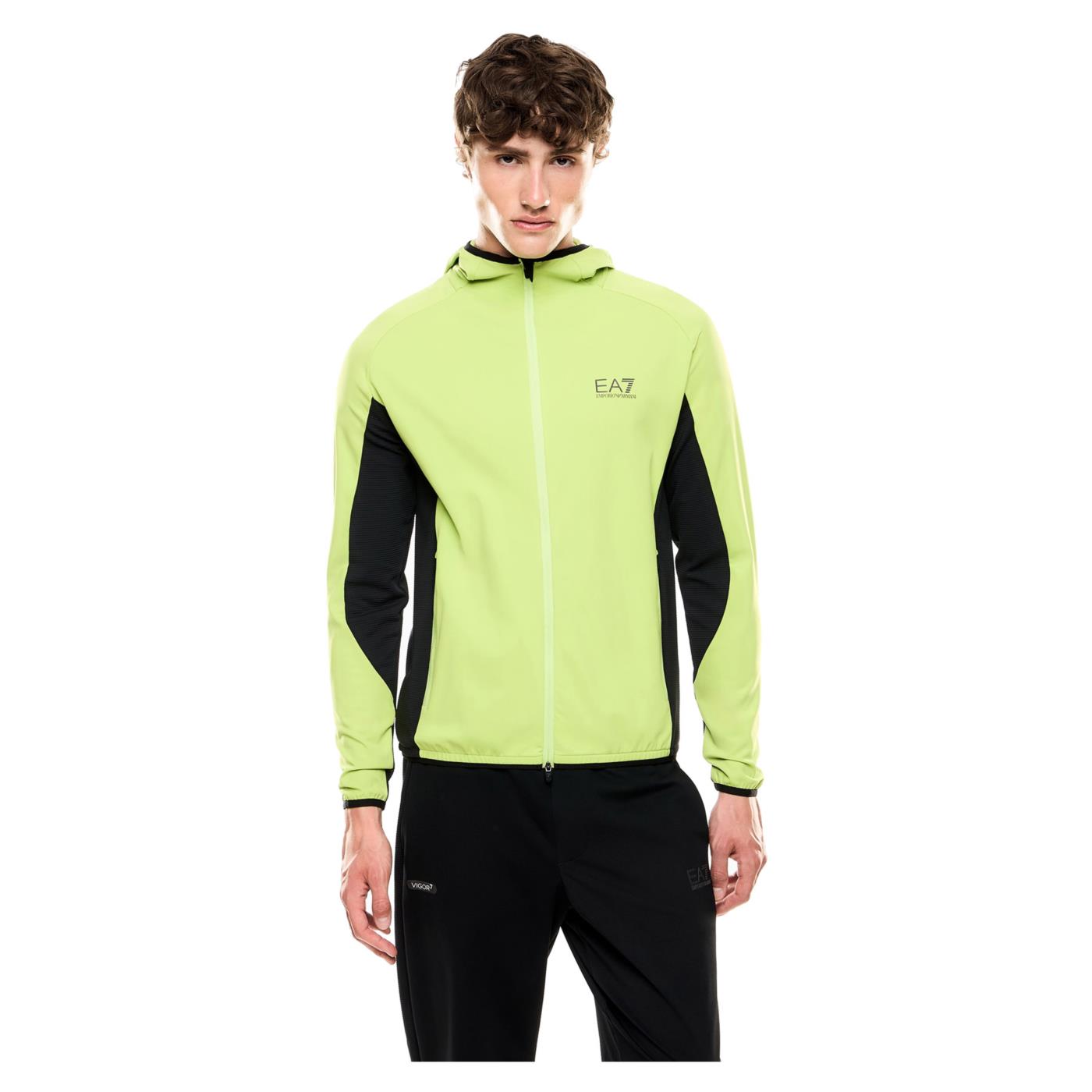 EMPORIO ARMANI 7 EA7 VIGOR7 M HOODIE FULL ZIP