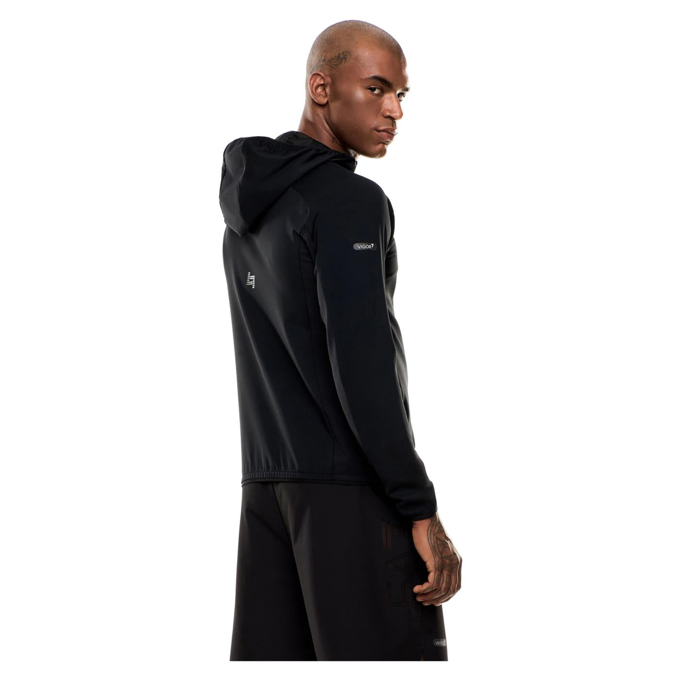 EMPORIO ARMANI 7 EA7 VIGOR7 M HOODIE FULL ZIP