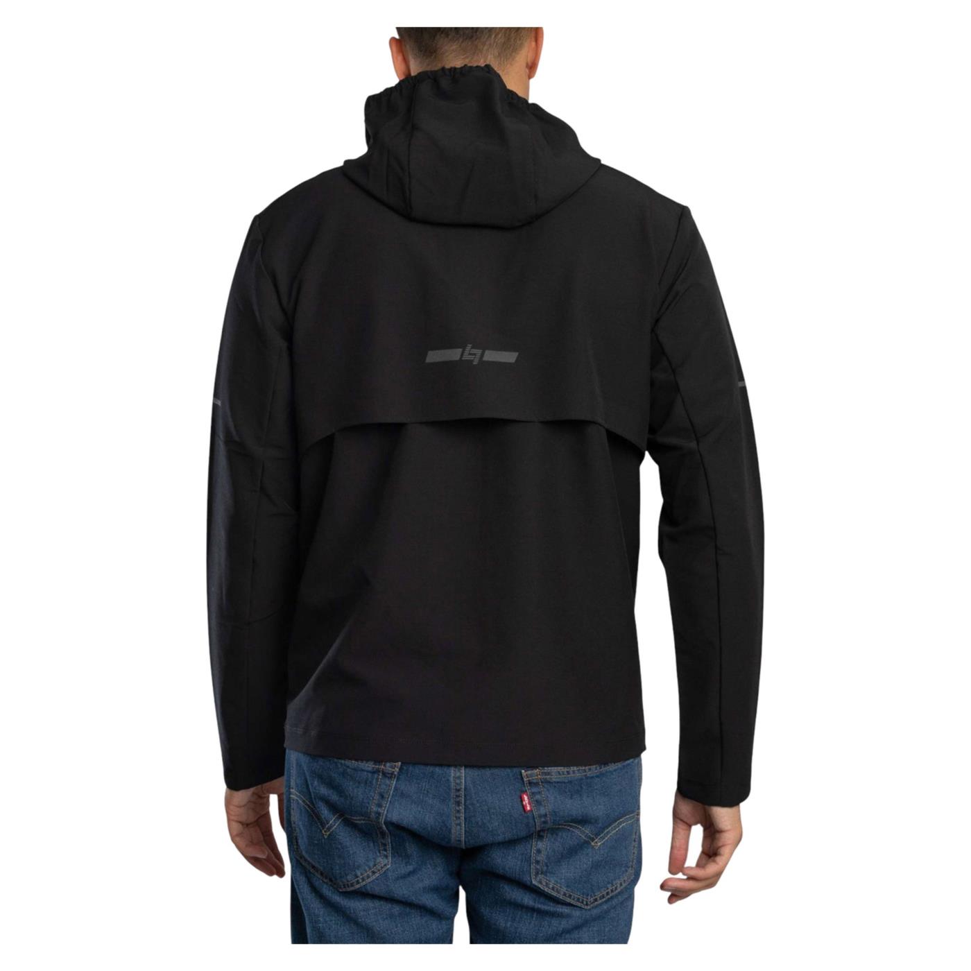EMPORIO ARMANI 7 EA7 VENTUS7 M HOODIE FULL ZIP - Nero - vista 2