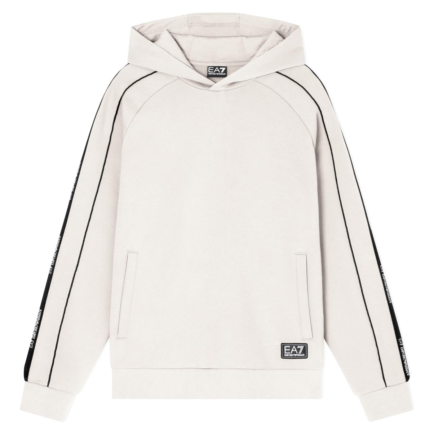 EMPORIO ARMANI 7 EA7 TRAIN LOGO TAPE HOODIE