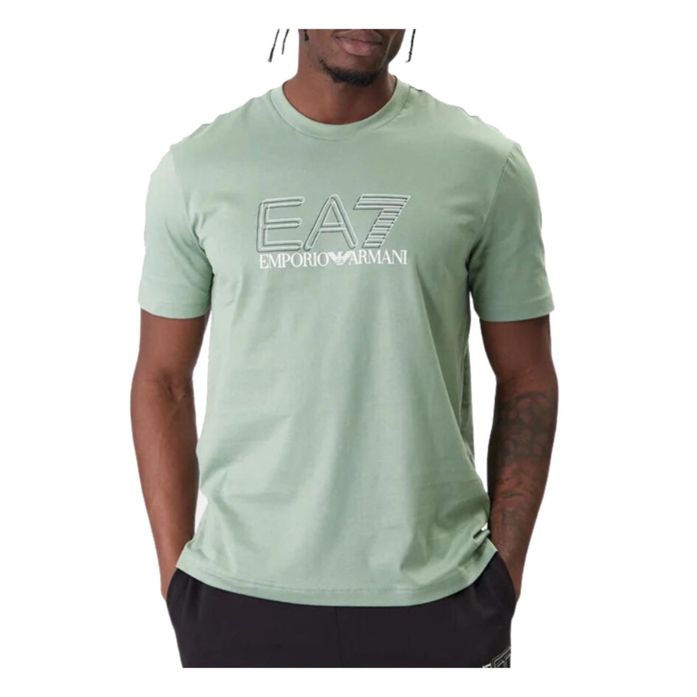 EMPORIO ARMANI 7 EA7 TRAIN VISIBILITY M TEE - Verde - immagine principale