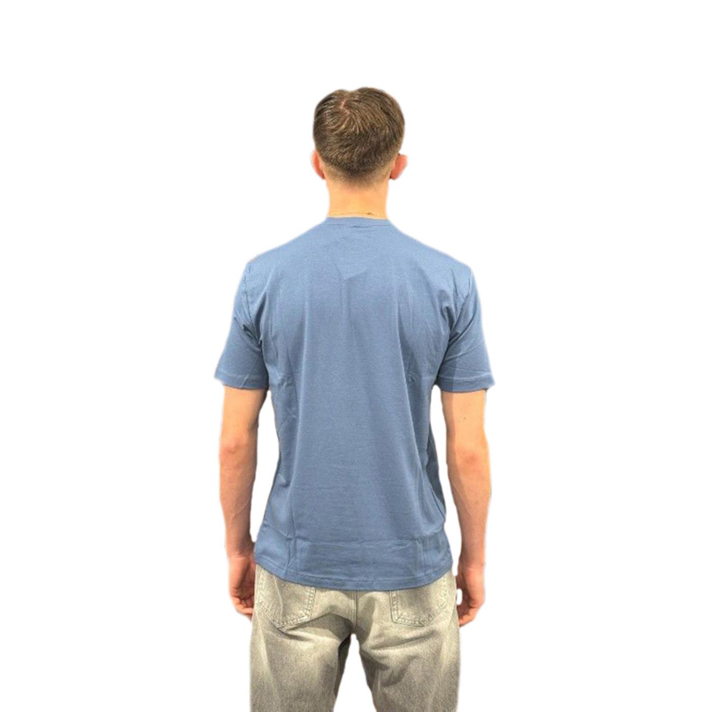 EMPORIO ARMANI 7 EA7 TRAIN VISIBILITY M TEE - Azzurro - vista 2
