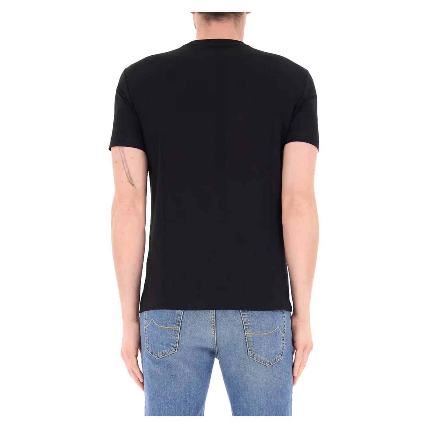 EMPORIO ARMANI 7 EA7 TRAIN VISIBILITY M TEE - Nero - vista 2