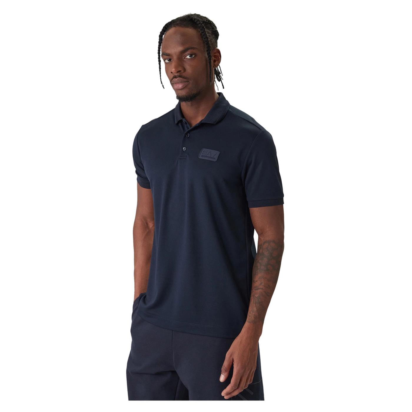 EMPORIO ARMANI 7 EA7 TRAIN LUX M POLO - Blu - immagine principale