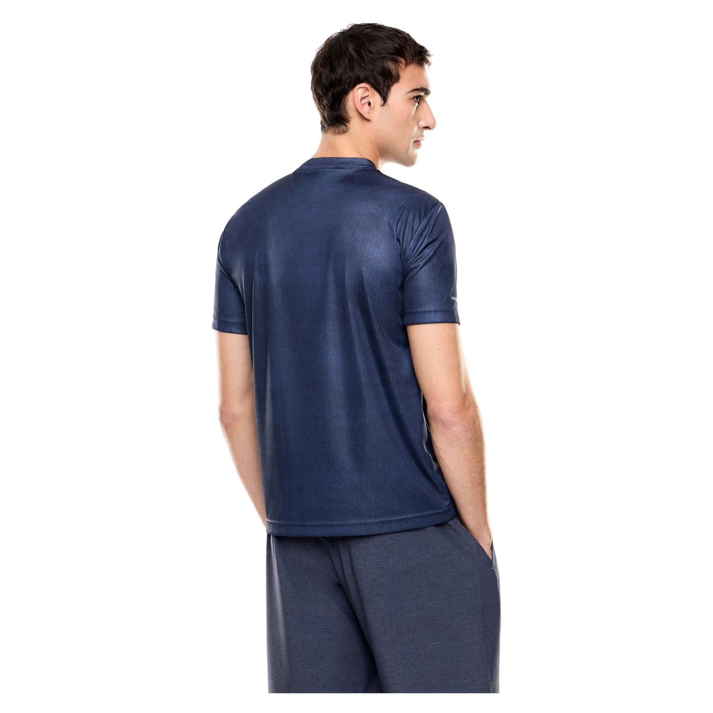 EMPORIO ARMANI 7 EA7 TRAIN ARMANI BLUE TEE - Blu - vista 2