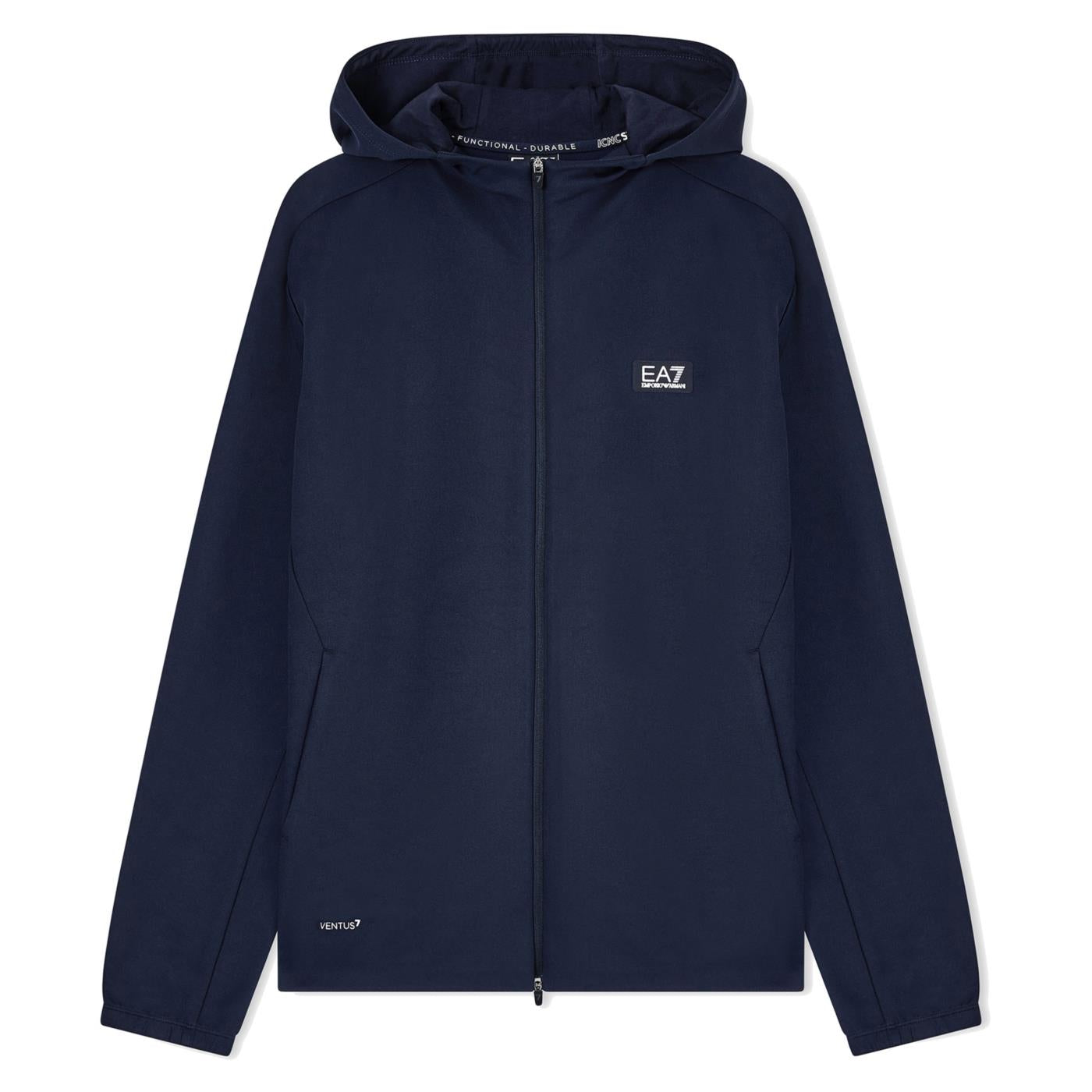 EMPORIO ARMANI 7 EA7 TRAIN ARMANI BLUE HOOD FZ - C1-blu - vista 3