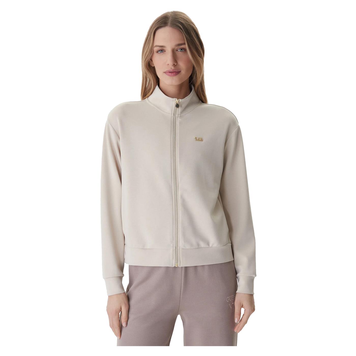 EMPORIO ARMANI 7 EA7 TRAIN CORE LADY T-TOP FZ - Beige - immagine principale