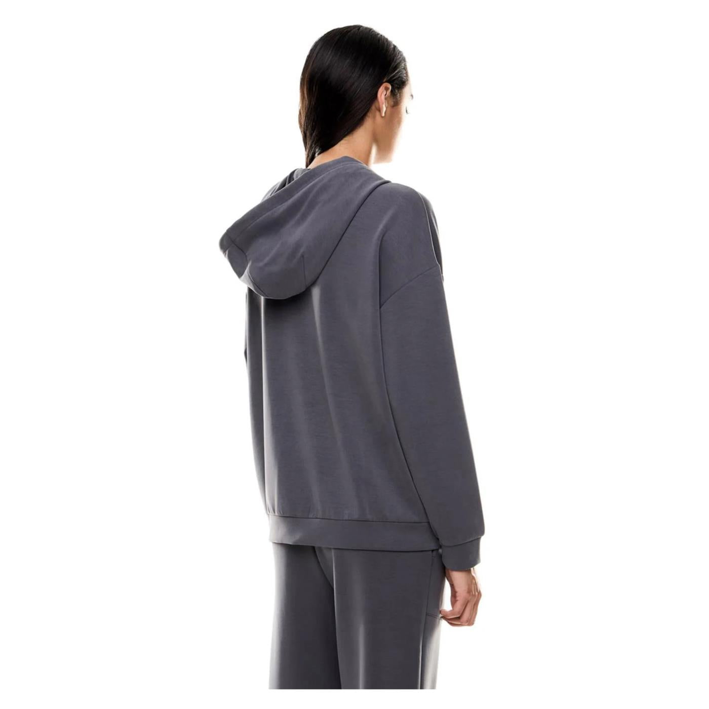 EMPORIO ARMANI 7 EA7 TRAIN CORE LADY RELAX FZH - Grigio scuro - vista 2