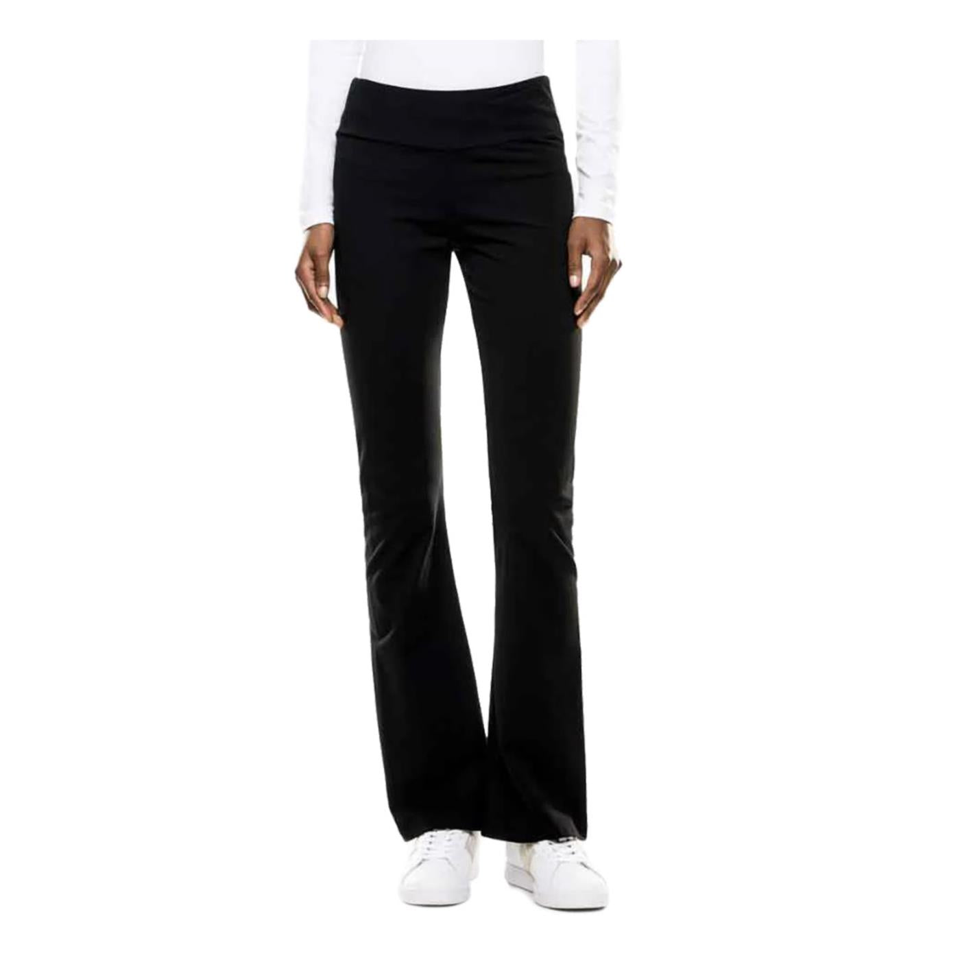 EMPORIO ARMANI 7 EA7 TRAIN W LEGGINS BOOTCUT - Nero - immagine principale