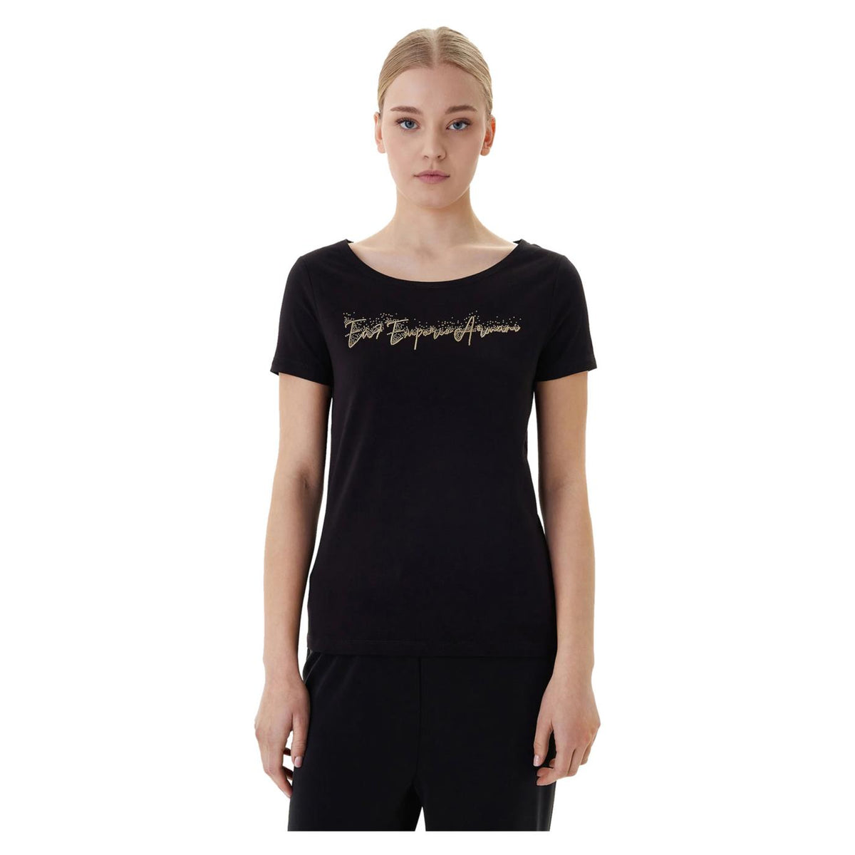 EMPORIO ARMANI 7 EA7 LOGO W HANDWRITTEN TEE