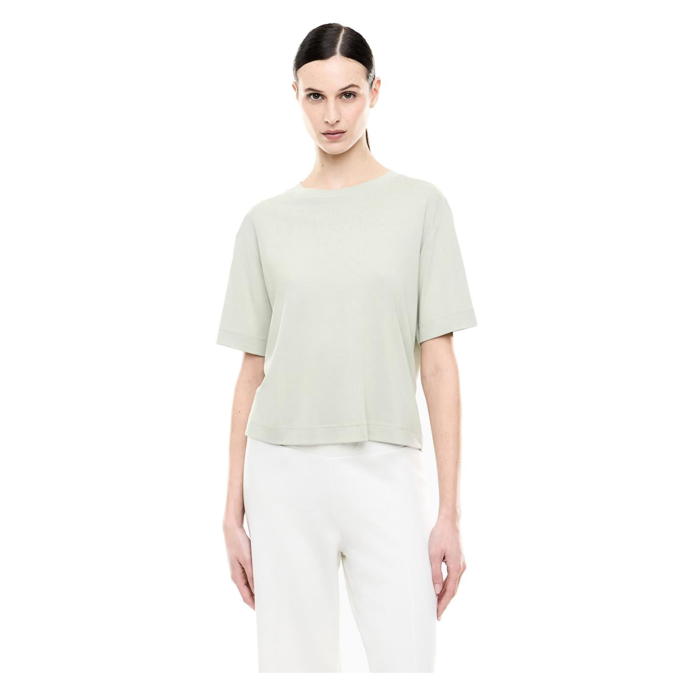 EMPORIO ARMANI 7 EA7 TRAIN PRECIOUS W TEE SS - Verde - immagine principale