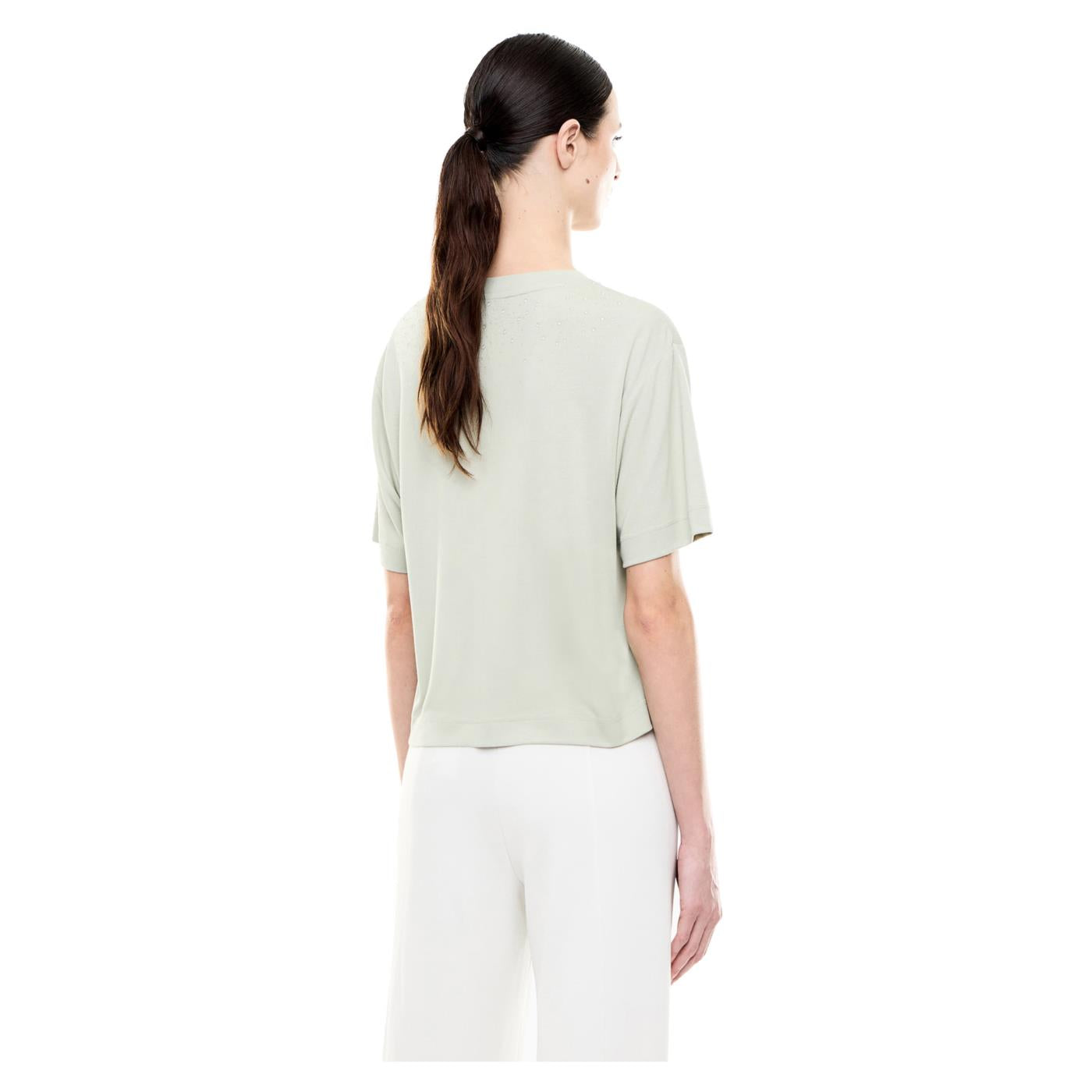 EMPORIO ARMANI 7 EA7 TRAIN PRECIOUS W TEE SS - Verde - vista 2