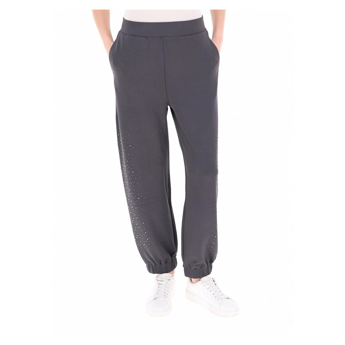 EMPORIO ARMANI 7 EA7 TRAIN PRECIOUS W PANT CH - Grigio scuro - immagine principale