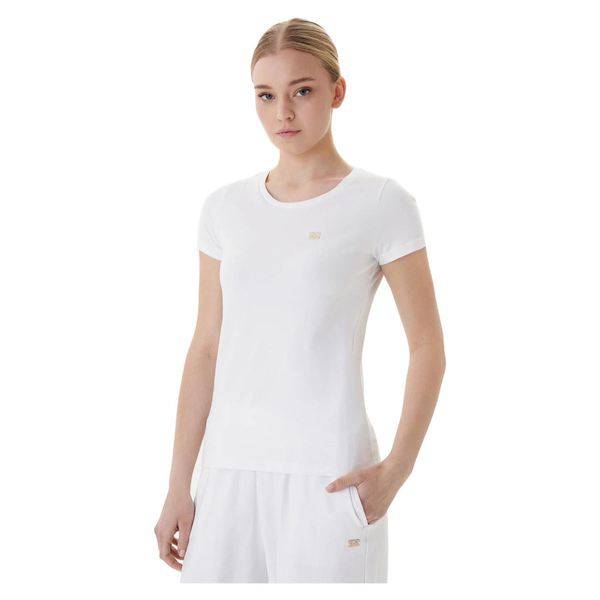 EMPORIO ARMANI 7 EA7 TRAIN CORE LADY SLIM TEE
