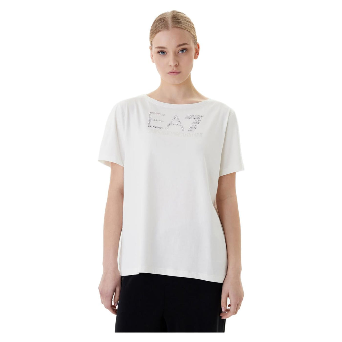 EMPORIO ARMANI 7 EA7 LOGO SERIES STUDS W TEE