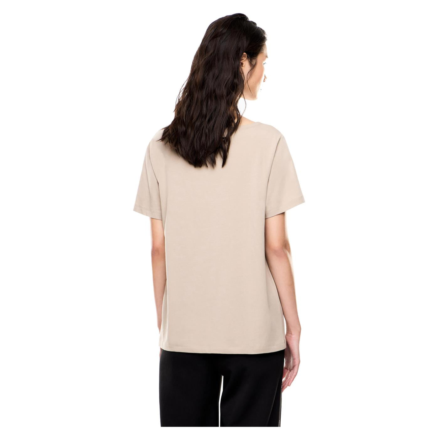 EMPORIO ARMANI 7 EA7 LOGO SERIES STUDS W TEE - Beige - vista 2