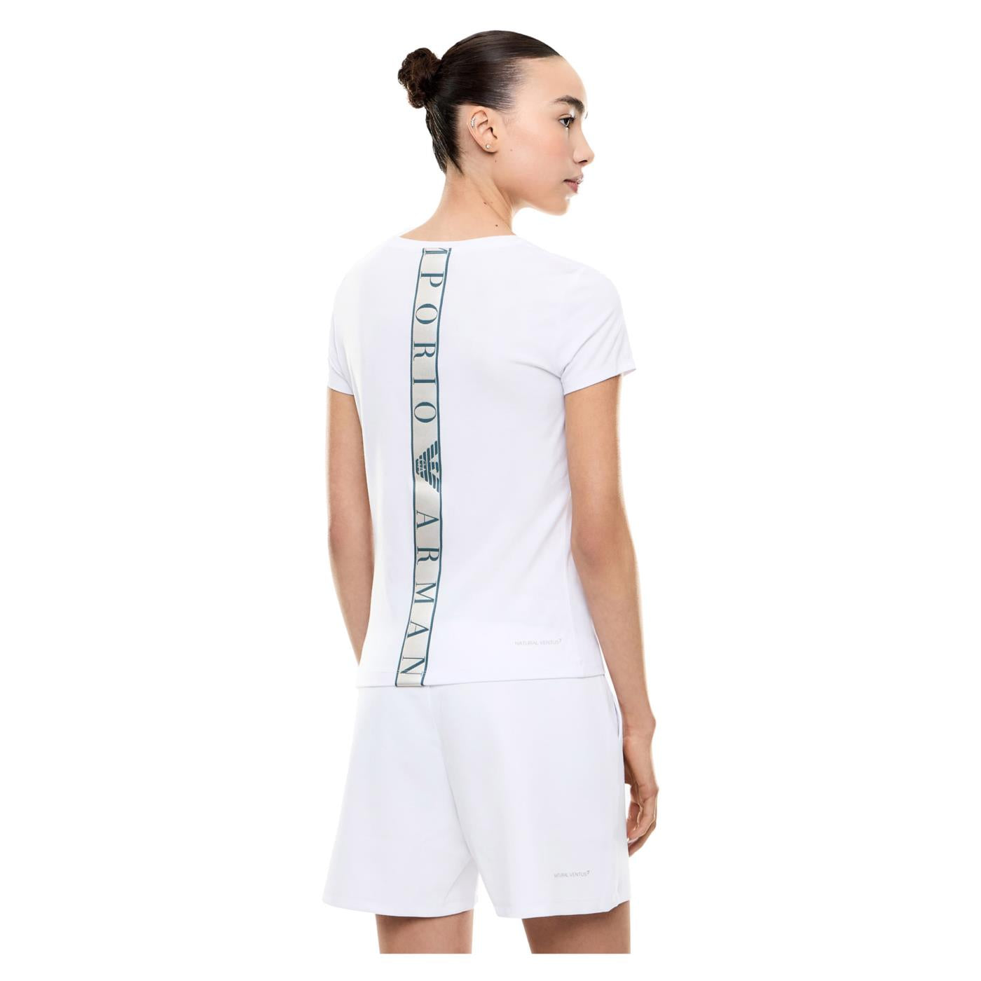EMPORIO ARMANI 7 EA7 NATURAL VENTUS7 W TEE - Bianco - vista 2