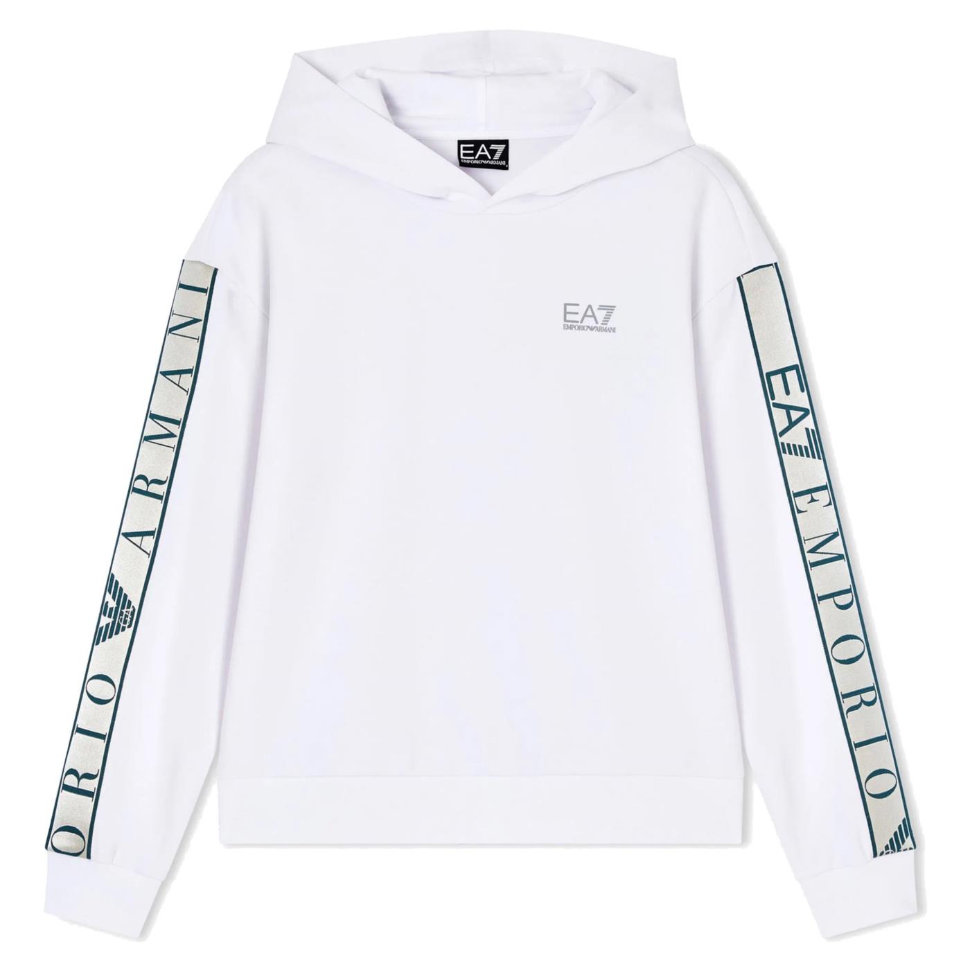 EMPORIO ARMANI 7 EA7 NATURAL VENTUS7 W HOODIE - Bianco - vista 3