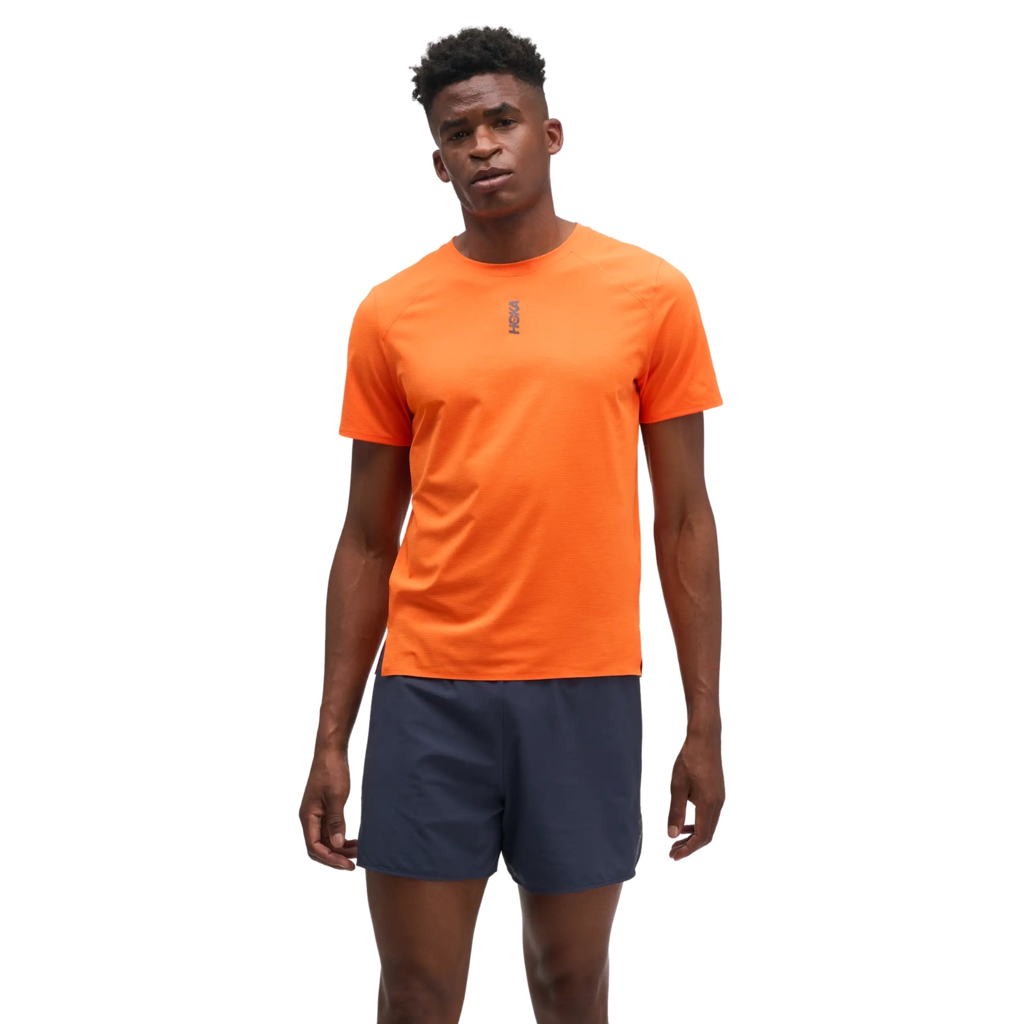 HOKA EVERYRUN SHORT SLEEVE TEE - Arancione - immagine principale