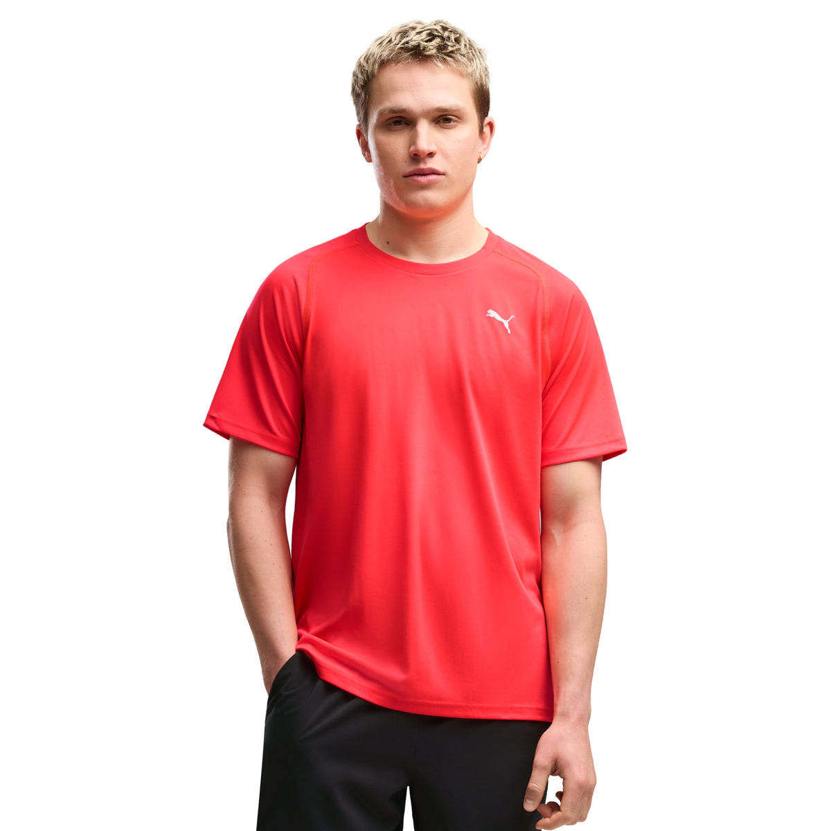 PUMA POWERTRAIN FABRIC MIX TEE