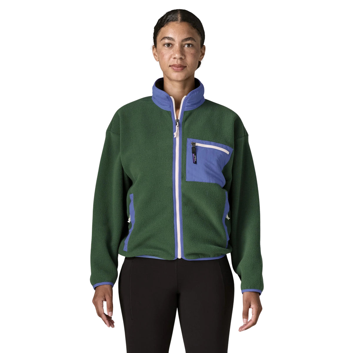 PATAGONIA WOMAN SYNCHILLA JACKET - Verde - immagine principale