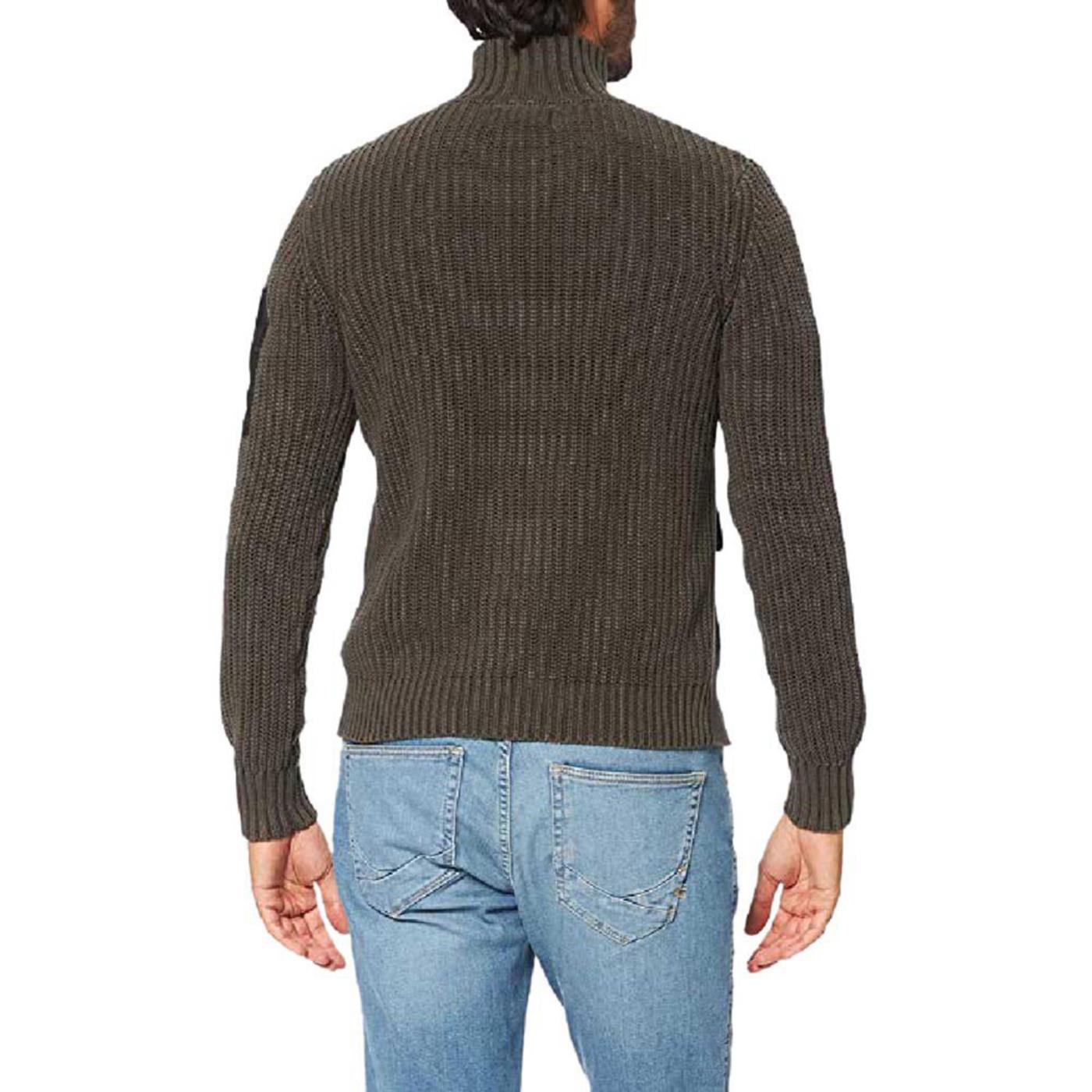 REPLAY MAGLIONE UOMO - Verde militare - vista 2