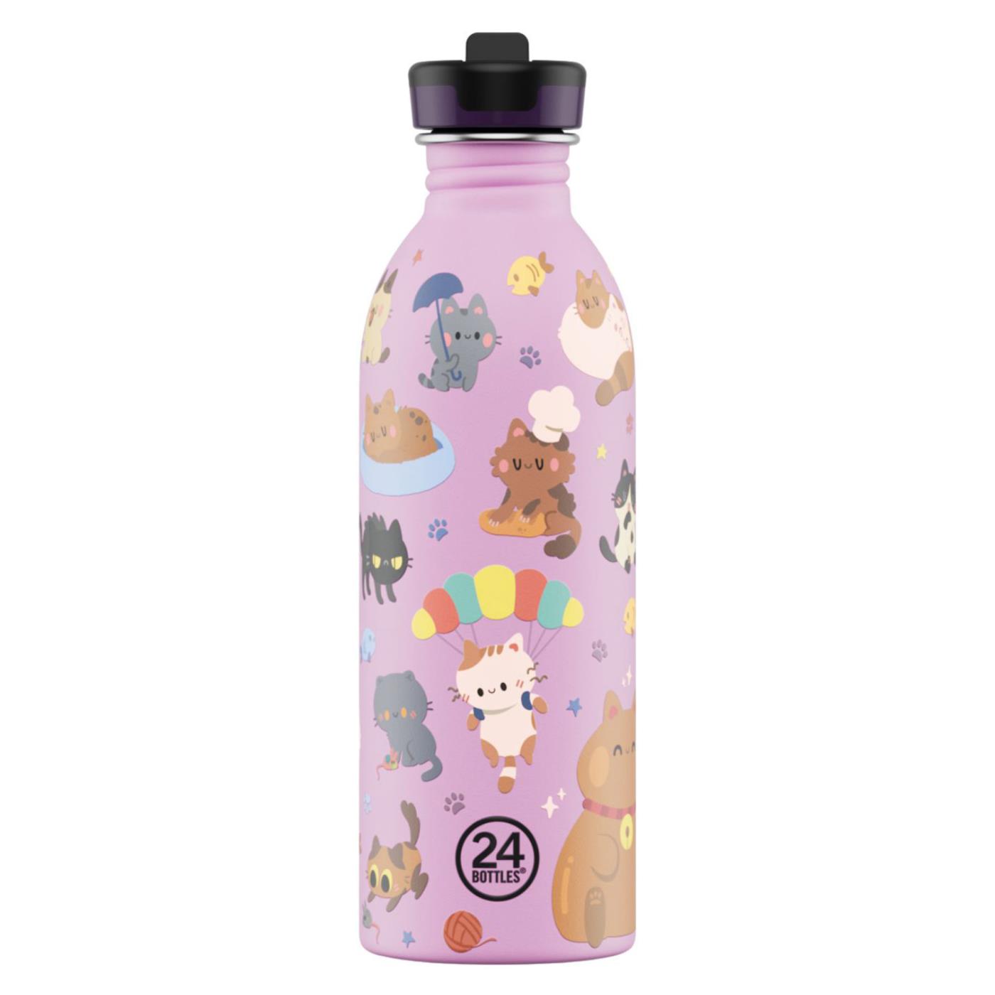24 BOTTLES URBAN 500 MEAW FRIENDS - Lilla - immagine principale
