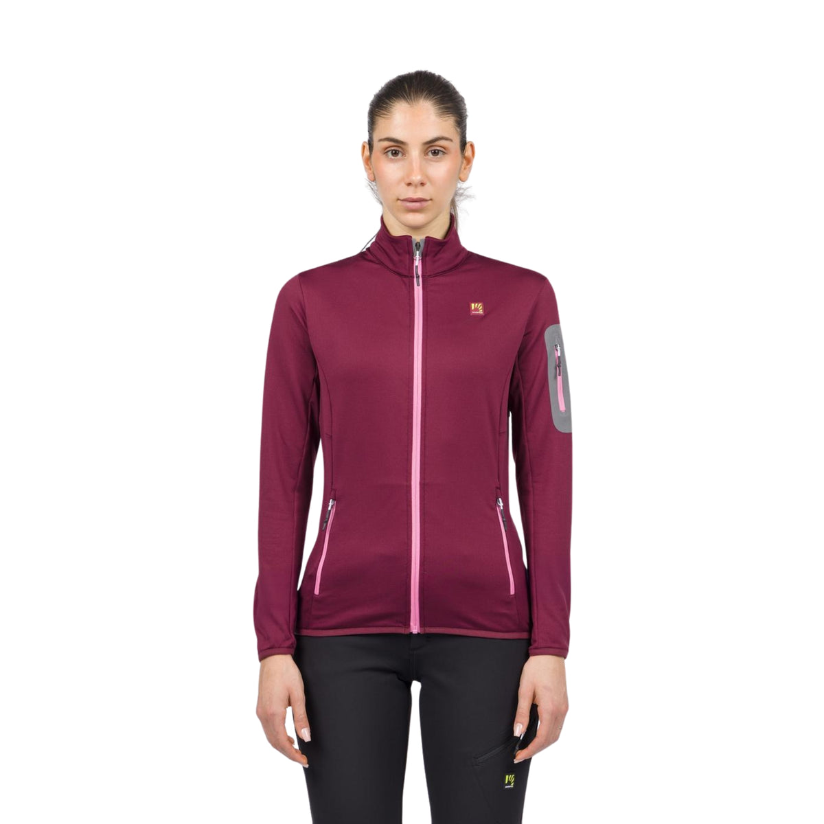 KARPOS BIGONTINA W FZ FLEECE - Bordeaux - immagine principale