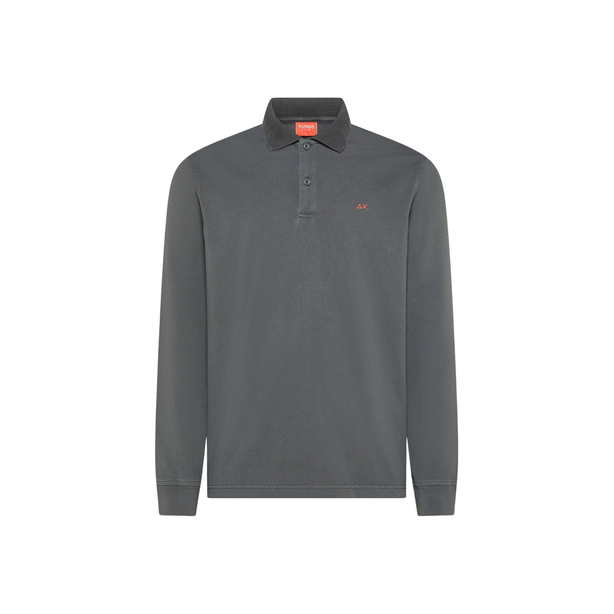 SUN68 POLO JERSEY SPECIAL DYED - Grigio scuro - immagine principale