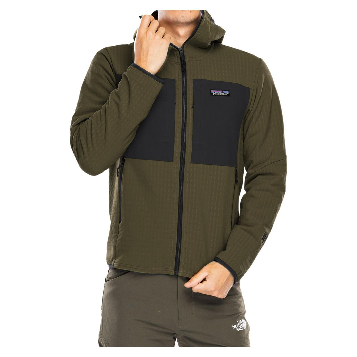 PATAGONIA R2 TECHFACE HOODY - seconda immagine