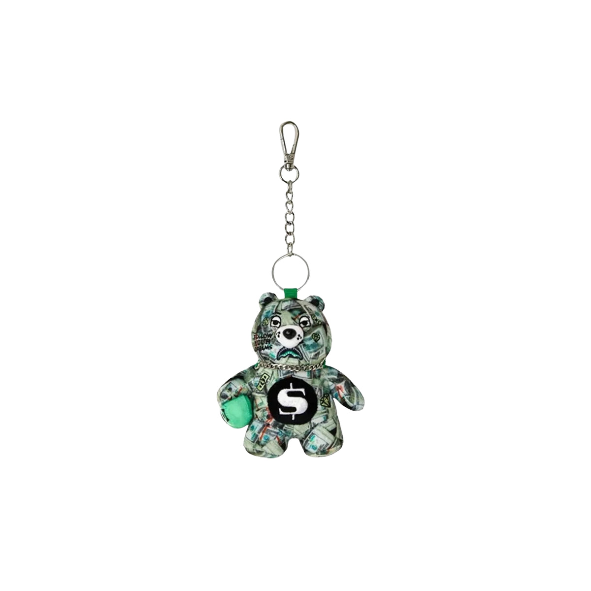 SPRAYGROUND MONEY BANKS BEAR KEYCHAIN - Multicolor - immagine principale