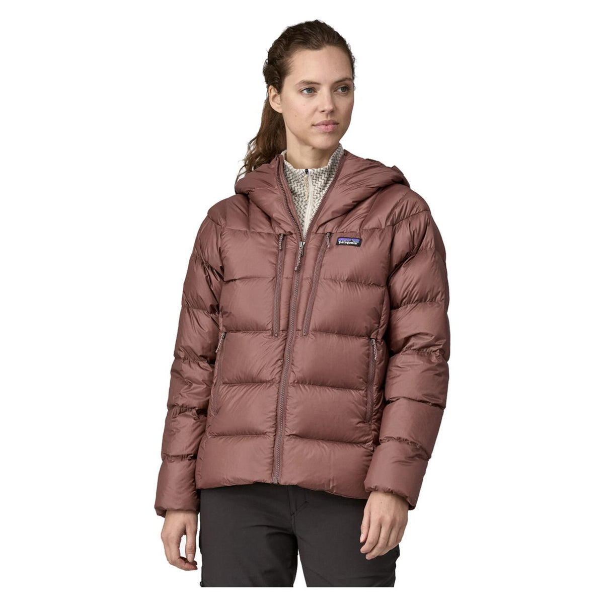 PATAGONIA FITZ ROY DOWN HOODY WOMAN - seconda immagine