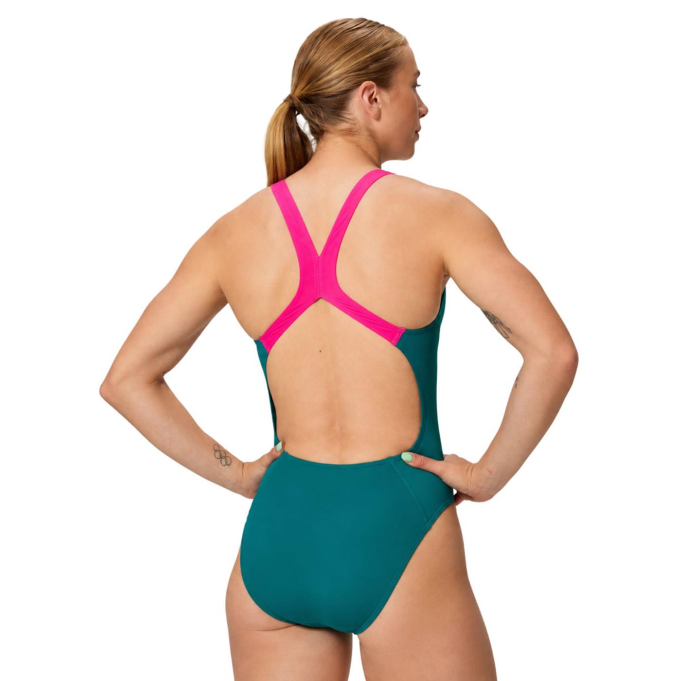 SPEEDO FEMALE SOLID POWERBACK - vista 3