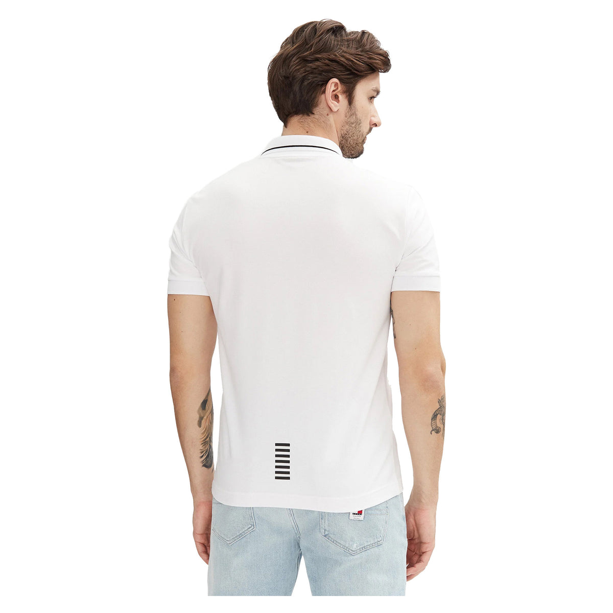 EMPORIO ARMANI 7 EA7 TRAIN CORE PIQUET POLO ST - seconda immagine