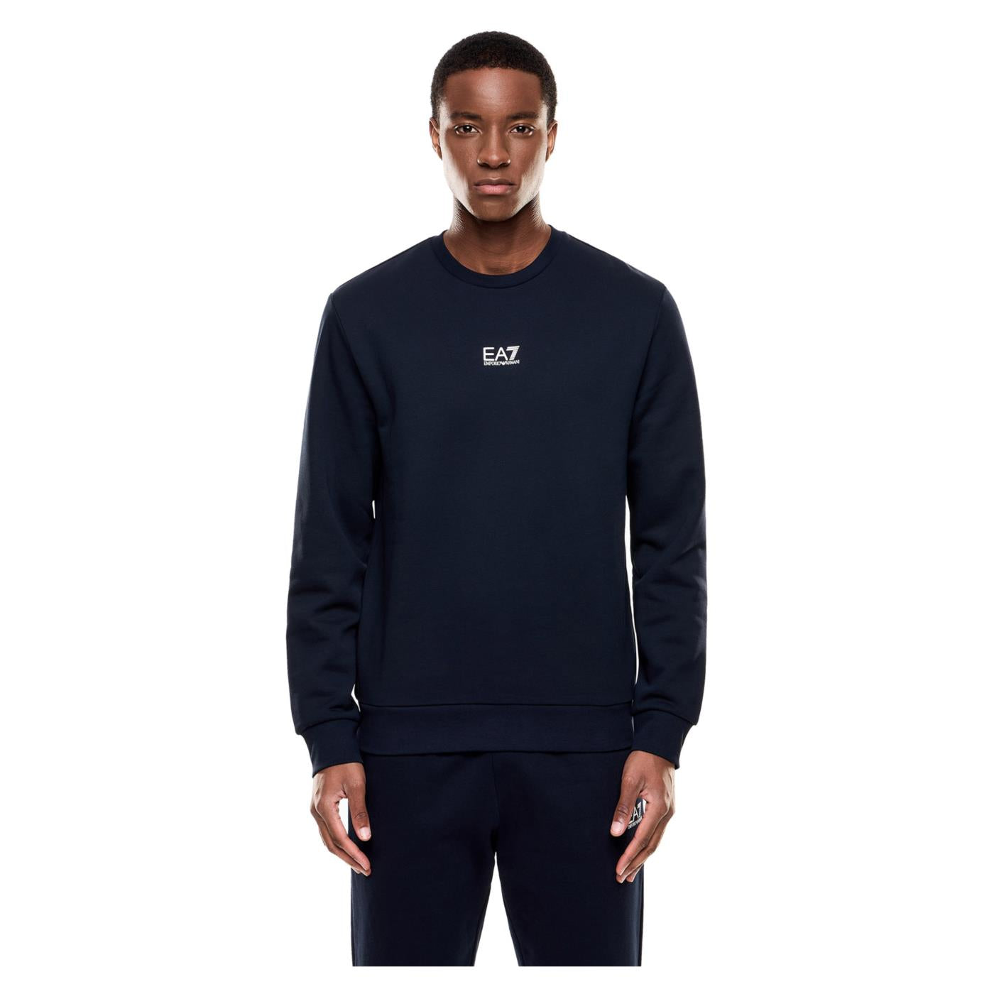 EMPORIO ARMANI 7 EA7 TRAIN CORE ID T-TOP CREW - Blu - vista 2