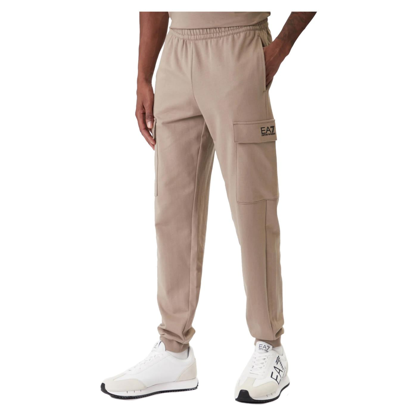 EMPORIO ARMANI 7 EA7 TRAIN CORE ID CARGO PANTS - Beige - immagine principale