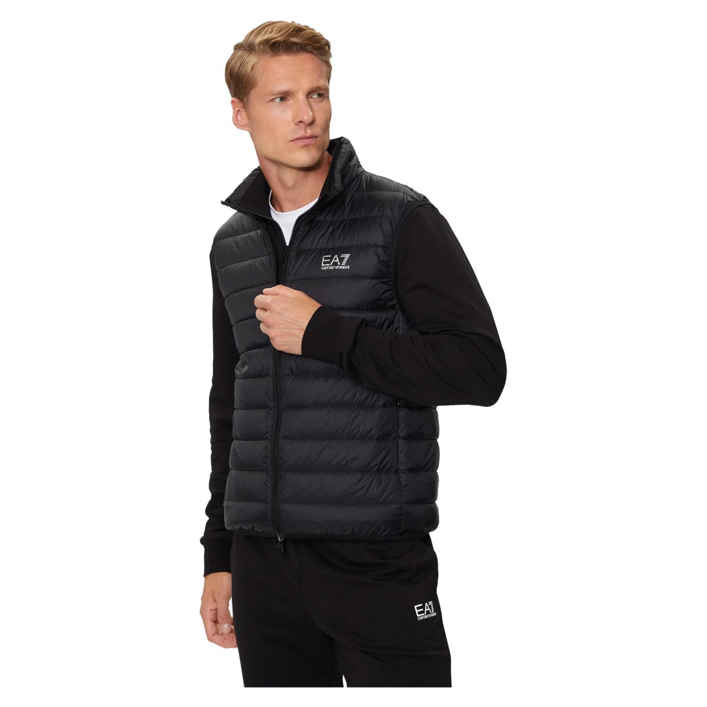 EMPORIO ARMANI 7 EA7 TRAIN DOWN LIGHT VEST - Nero - immagine principale