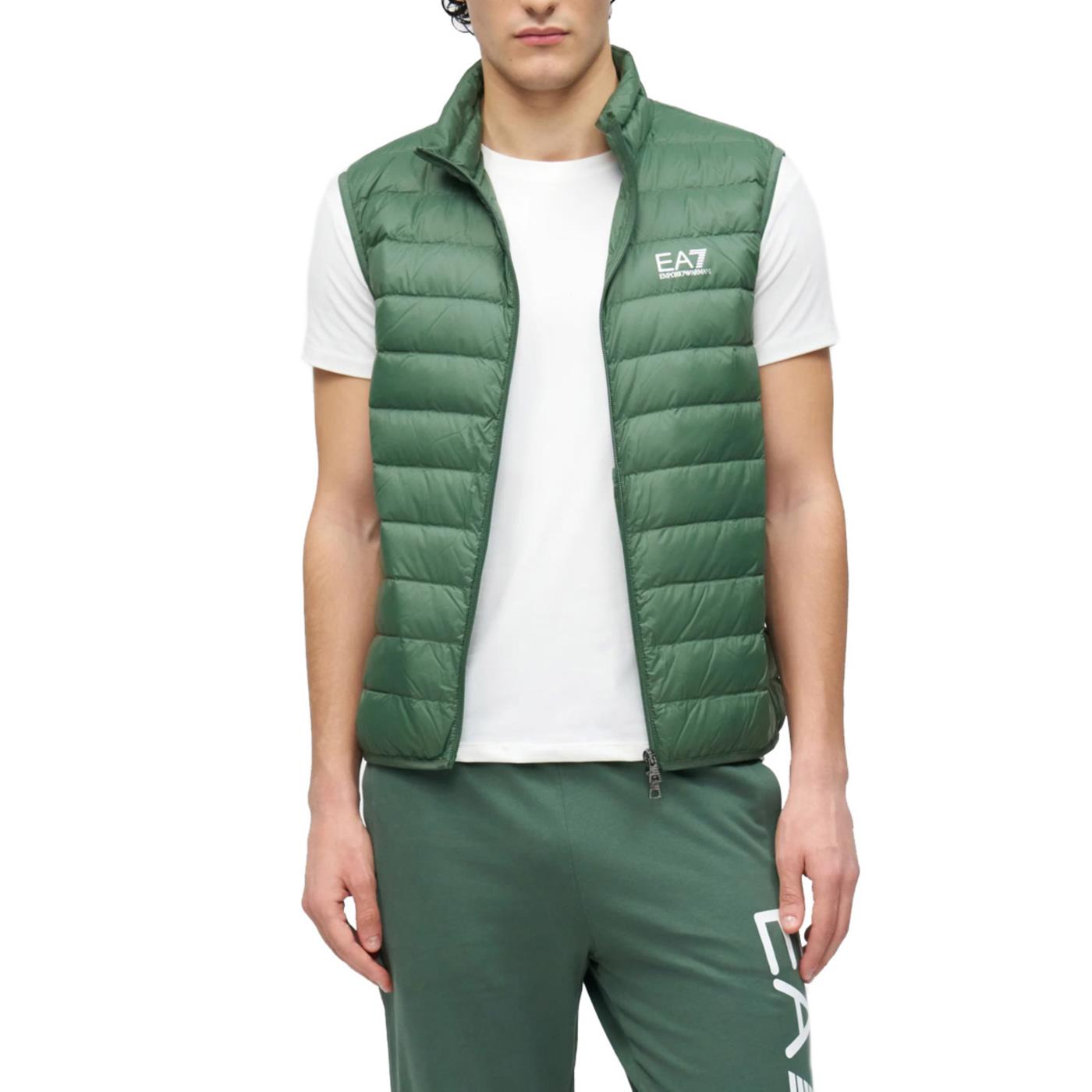 EMPORIO ARMANI 7 EA7 TRAIN DOWN LIGHT VEST - Verde - immagine principale