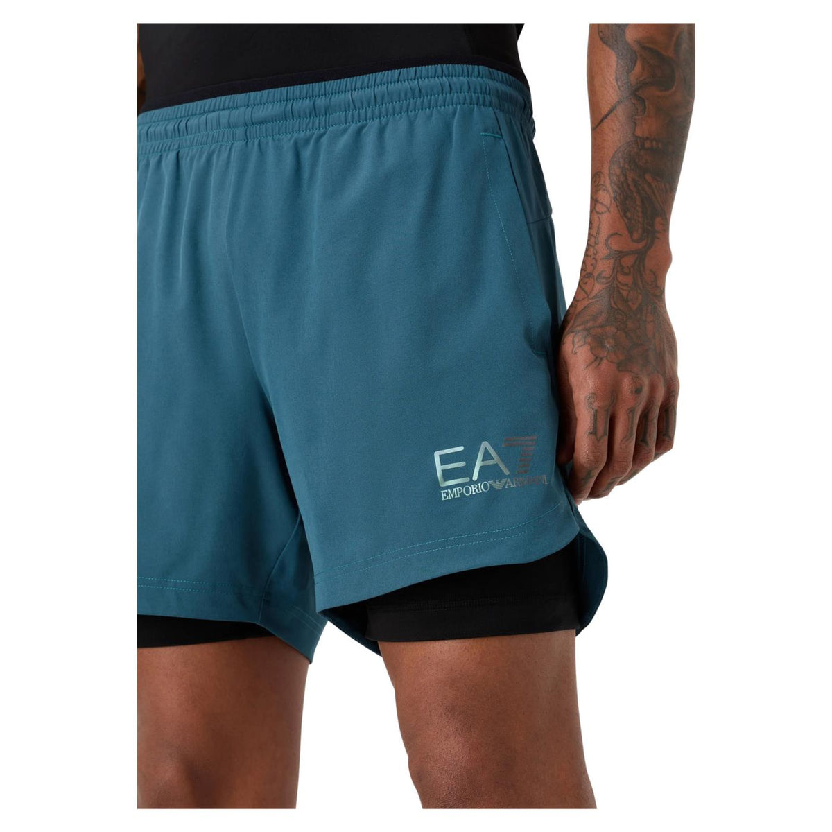 EMPORIO ARMANI 7 EA7 VIGOR7 M SHORTS 2IN1 - seconda immagine